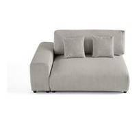 Lisa design canapé Garance 2 places - Gris clair