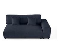 Lisa design canapé droit Garance - Bleu foncé