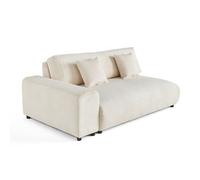 Lisa design canapé modulable 3 places Garance - Beige