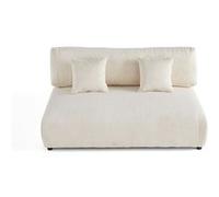 Lisa design Canapé droit Garance 3 places - Beige