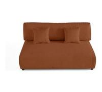 Garance - module d'assise 3 places - en velours côtelé - Terracotta Terracotta G