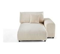 Lisa design Garance canapé méridienne - Beige