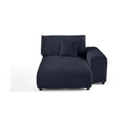 Lisa design canapé d'angle Garance - Bleu marine