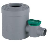 GARANTIA Collecteur d'eau de pluie DN 68-100 avec robinet, gris incl. une cartouche de filtration