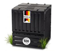GARANTIA ECO-KING composteur 600 litres noir