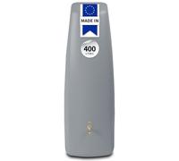 GARANTIA Elegance Recuperateur d Eau de Pluie 400L Gris - Cuve Murale décorative Design Moderne - Réservoir de Pluie Robuste pour Jardin, terrasse et extérieur