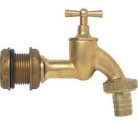 GARANTIA Ensemble Robinet en laiton 3/4'' - Accessoire idéal pour systèmes de récupération d'eau de pluie