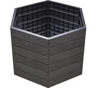 Garantia Ergo Hochbeet L75 Farbe stone, Größe 110x95 cm, Hähe 75 cm