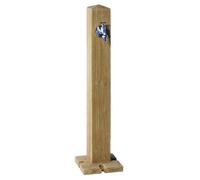 GARANTIA Fontaine WOOD bois clair avec robinet laiton