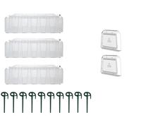 GARANTIA Kit 3 TUNNELS SUNNY Livré avec 3 tunnels, 1 set de 2 portes et 1 sachet de 10 piquets
