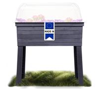 GARANTIA Kit Carré potager sur pieds URBAN avec serre de culture