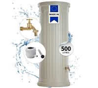 GARANTIA Kit Réservoir Colonne romaine 500 L sable avec robinet laiton et collecteur Eco gris