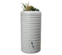 GARANTIA NORDIC 2in1 récupérateur d'eau de pluie 300 L, gris pierre incl. bac de plantation