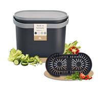 GARANTIA NOVA seau à compost 8 litres gris graphite / gris pierre