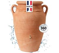 GARANTIA Réservoir Amphore ANTIK 360 L terracotta avec bac à plantes