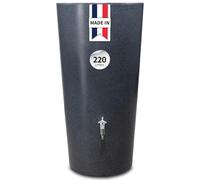 GARANTIA Stone Lava Réservoir de pluie 2 en 1 avec bac à plantes 210 l | Réservoir d'eau de pluie, tonneau d'eau de pluie, réservoir d'eau, tonneau d'eau de pluie, tonneau d'eau pour jardin