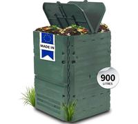 GARANTIA THERMO-KING Composteur 900 L, vert en Carton - idéal pour compostage rapide et efficace
