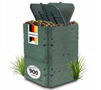 GARANTIA THERMO-KING Composteur 900 L, vert en Carton - idéal pour compostage rapide et efficace