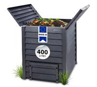 GARANTIA THERMO-WOOD Composteur 400 L, anthracite-brun
