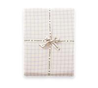 Garbo&Friends Drap-housse Gingham Sky Blue Muslin 160x200x30 cm