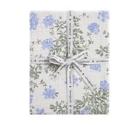 Garbo&Friends Drap-housse Plumbago Muslin 180x200x30 cm