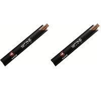García de Pou 100 Unités - Baguettes Chinoises en Sachet 19,5 cm Bambou Foncé (Lot de 2)