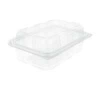 García de Pou 100 Unités - Récipients Pâtisseries + Couvercle 1 L 14,2 x 20,7 x 7,8 cm Transparent Rpet