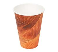García de Pou 1000 Unités - Gobelets Boissons Chaudes 1 Paroi 'Arizona' 210 ml 210 plus 18 Pe g/m2, Ø 7/4,5 x 9,5 cm Marron Carton