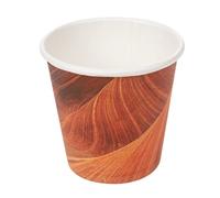 García de Pou 1000 Unités - Gobelets Boissons Chaudes 1 Paroi Espresso 'Arizona' 70 ml 230 plus 18 Pe g/m2, Ø 5/3,5 x 4,9 cm Marron Carton
