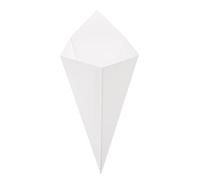 García de Pou - 200 unité Cornets Frites 'Thepack' 100 G 230 G/M2 12,8X21,7 Cm Blanc Carton Ondulé Nano-Micro