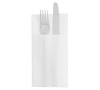 García de Pou 228.16 Lot de 50 serviettes Canguro 45 g/m² 40 x 40 cm Blanc