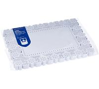 García de Pou 250 Unités - Dentelles Rectangulaires 54 g/m2, 40 x 30 cm Blanc Papier