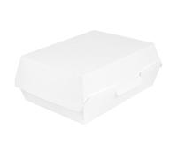 García de Pou 50 Unités - Boîtes Lunch Box Thepack 230 g/m2, 22,5 x 17 x 8,5 cm Blanc Carton Ondulé Nano-Micro