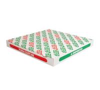 García de Pou 50 Unités - Boîtes Pizza Thepack 330 g/m2, 46 x 46 x 5 cm Blanc Carton Ondulé Microcanal