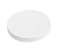 García de Pou 50 Unités - Couvercles pour Gobelets 280 g/m2, + Pe 8 cm Blanc Carton