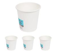 García de Pou 50 Unités - Gobelets Boissons Chaudes 1 Paroi 'Espresso' 70 ml 230 plus 18 Pe g/m2, Ø 5/3,5 x 4,9 cm Blanc Carton (Lot de 4)
