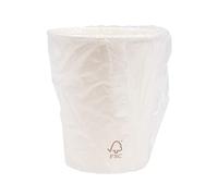 García de Pou 50 Unités - Gobelets en Sachet 360 ml 300 plus 18 Pe g/m2, Ø 9/6 x 11 cm Blanc Carton