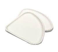 García de pou Assiettes Triangulaires À Pizza 1/4 30X21 Cm Blanc Carton - 100 unités