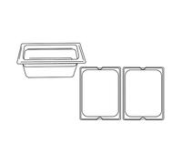 García de pou Bac Gastronorm 1/2 - 5,6 L 32,5X26,5X10 Cm Transparent Polycarbonate - 1 unités
