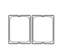 García de Pou Couvercle 1/2 pour Référence 181,67/68 32,3 x 26,5 cm Argente Inox