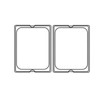 García de Pou Couvercle 1/2 pour Référence 202,06/07 113,42 32,5 x 26,5 cm Transparent Polycarbonate