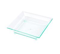 Garcia de pou Mise En Bouche "Carrés" 36 Ml 6,3X6,3X1,5 Cm Vert D'Eau Ps - 720 unités