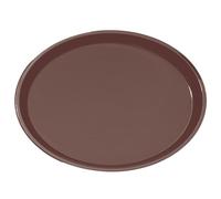 García de pou Plateau Anti-Dérapant Ovale 67X55,5 Cm Marron Fibre - 1 unités