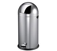 García de Pou Poubelle Push avec Pédale 52 L 38 x 89 cm Argente Inox