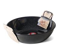Garcima - 5020013 - Double friteuse - avec poignées, Vitres - 38 cm, Noir