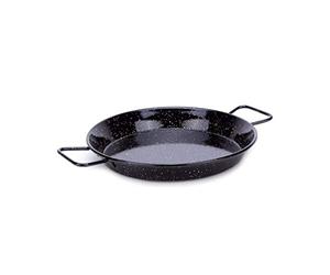Garcima 5020630 - Paellera valenciana esmaltada, 8 personas, 38 cm, Noir
