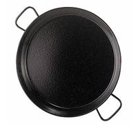 Garcima Poêle à paella valencienne 25 pers. – acier émaillé, bords bas – 70 cm