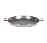 Garcima Plat rond en acier - Gris et rouge