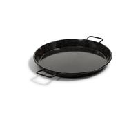 GARCIMA Poêle à paella acier émaillé 34 cm - 6 portions - Noir