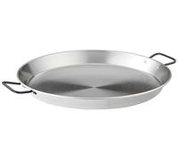 Garcima Poêle à paella en acier poli, gris, 45 cm, 1 pièce